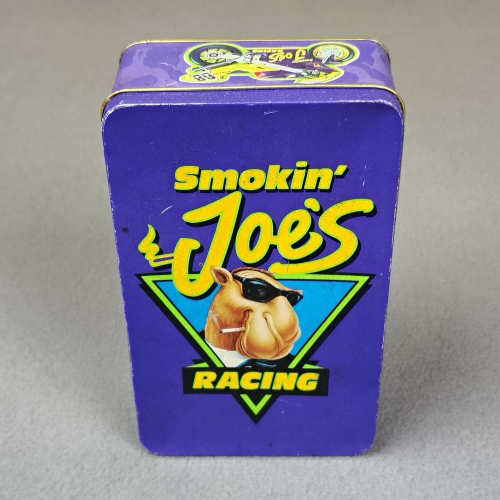 Vintage Camel Cigarettes Smokin Joes Racing Tin 1994 Old Joe Memorabilia NASCAR